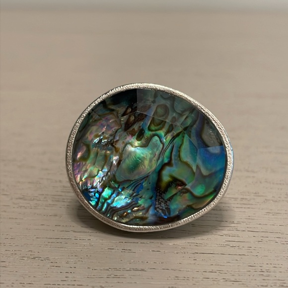 Silpada Abalone Rock Ring R2760 - Picture 5 of 14